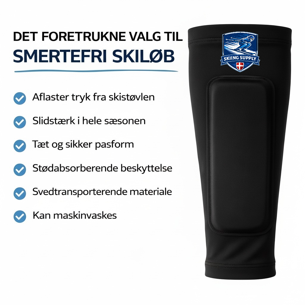 2 stk SkiGuard Ultimate Benbeskytter – Sort - Billede 3