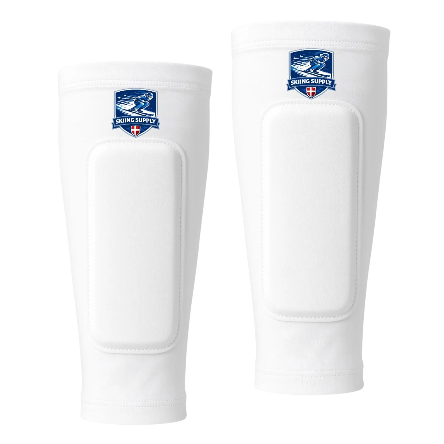 2 stk SkiGuard Ultimate Benbeskytter – Hvid - Billede 2