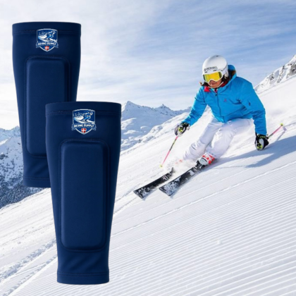 2 stk SkiGuard Ultimate Benbeskytter – Blå