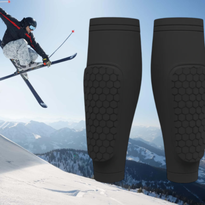 2 stk BoneShield Benskinne Beskytter - Sort
