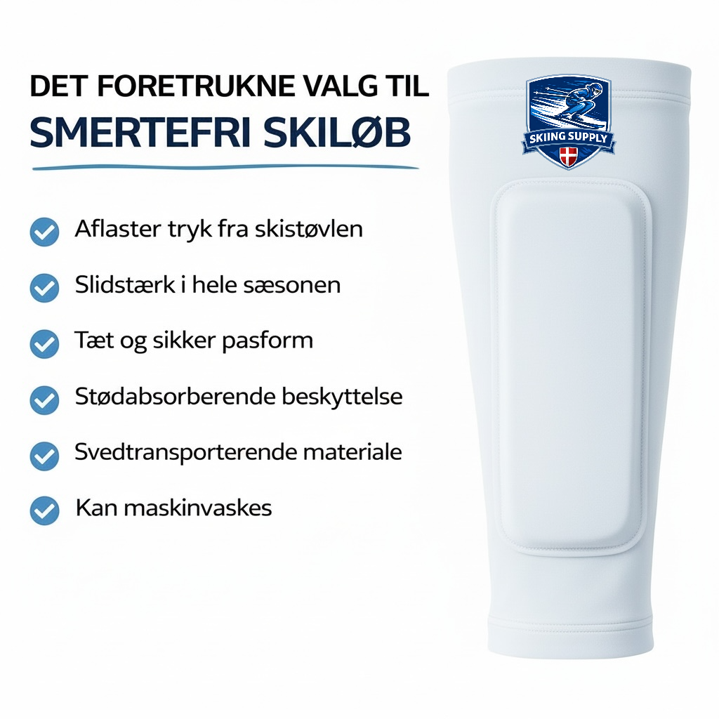 2 stk SkiGuard Ultimate Benbeskytter – Hvid - Billede 3