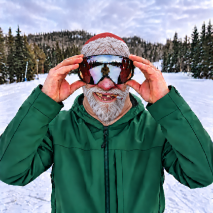 Balaclava Full Face skimaskе med ansigtsprint – giv skiferien et ekstra grin